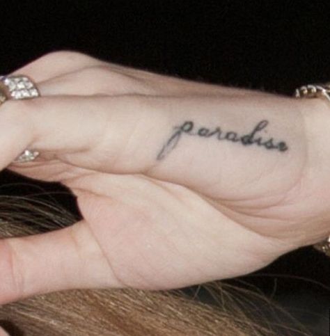 Ldr Tattoo, Lana Del Rey Tattoos, Paradise Tattoo, Cursive Tattoos, Classy Tattoos, Discreet Tattoos, Dainty Tattoos, Dream Tattoos, Little Tattoos