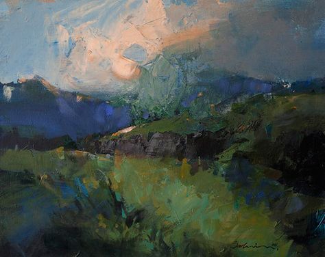 Contemporary Landscape Painting, Canvas Painting Landscape, Painting Workshop, Abstract Art Landscape, Paintings I Love, Mountain Art, Abstract Landscape Painting, Plein Air Paintings, Contemporary Landscape