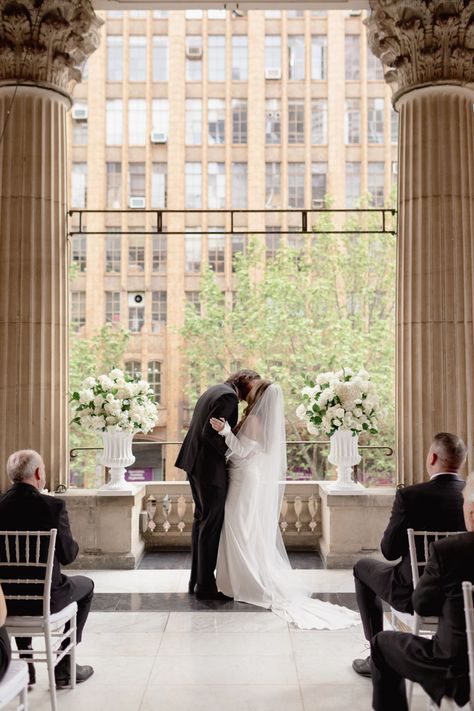 Portico Balcony Melbourne Town Hall Melbourne Town Hall Wedding, City Hall Wedding, Melbourne Wedding, Winery Wedding, Winery Weddings, Town Hall, City Wedding, City Hall, Photography Ideas