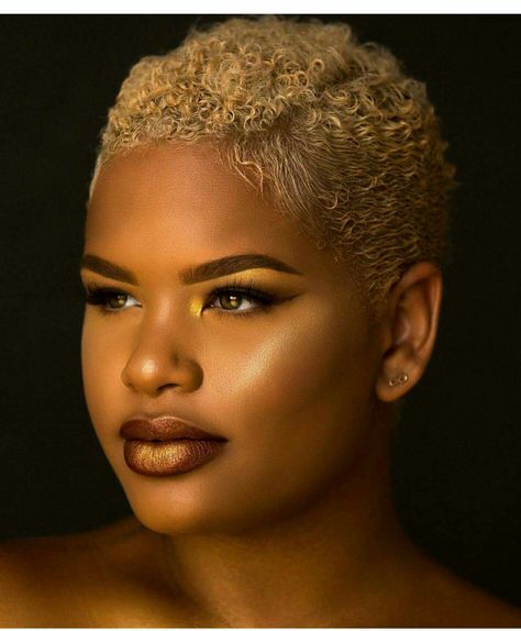 Baldie Baddie, Hair Short Cuts, Twa Natural Hair, Twa Haircuts, Short Natural Styles, Blonde Twa, Alissa Ashley, Natural Hair Short, Hairstyles Instagram