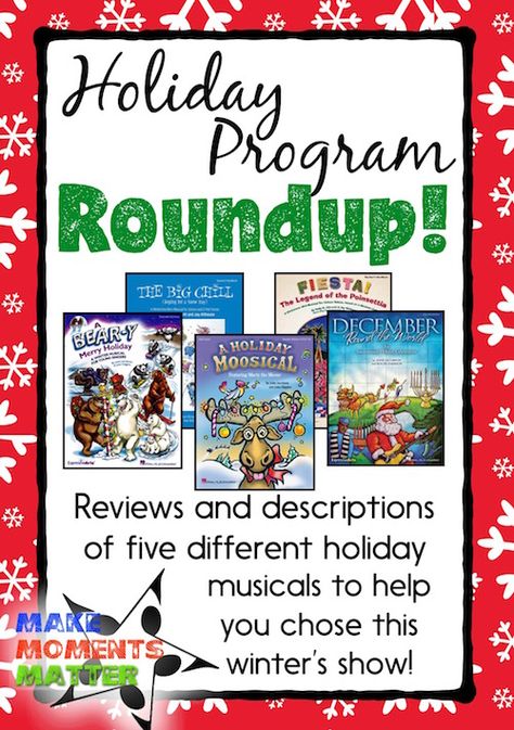 Holiday Program Roundup!  Read this blog post to get suggestions and ideas for your next holiday program! Kwanzaa Songs, Christmas Music Lesson, Performance Ideas, Teaching Holidays, Concert Ideas, Elementary Music Education, Kids Singing, Elementary Music Teacher, Holiday Program