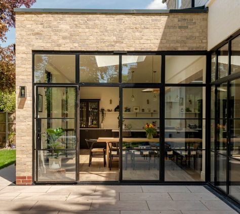 Single and French Doors - Aluco External Glass Doors, Aluminium Patio Doors, Aluminium Glass Door, Aluminium French Doors, External French Doors, Steel French Doors, Internal Sliding Doors, London Houses, French Doors Exterior