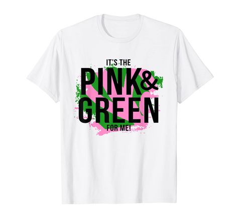 PRICES MAY VARY. Solid colors: 100% Cotton; Heather Grey: 90% Cotton, 10% Polyester; All Other Heathers: 50% Cotton, 50% Polyester Imported Pull On closure Machine Wash Lightweight, Classic fit, Double-needle sleeve and bottom hem Sorority Tshirts, Luxury Store, The Pink, Sorority, Branded T Shirts, Fashion Store, Pink And Green, Heather Grey, Heathers