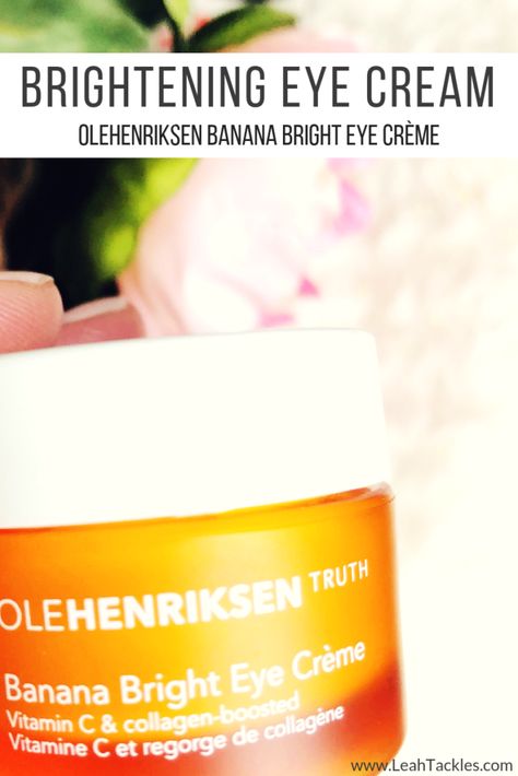 BRIGHTENING EYE CREAM | OLEHENRIKSEN Banana Bright Eye Crème Brightening Eye Cream, Eye Creme, Ole Henriksen, Eye Creams, Brightening Cream, Bright Eye, Image Skincare, Vitamin K, Happy Wednesday