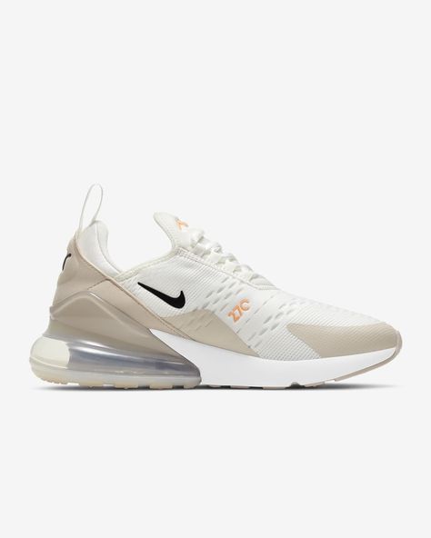 Nike 270 Shoes, Thrifty Outfits, Nike Air Max 270 Women, Nike 270, White Desert, 270 Nike, Shoe Nike, Air Max Women, Hype Shoes