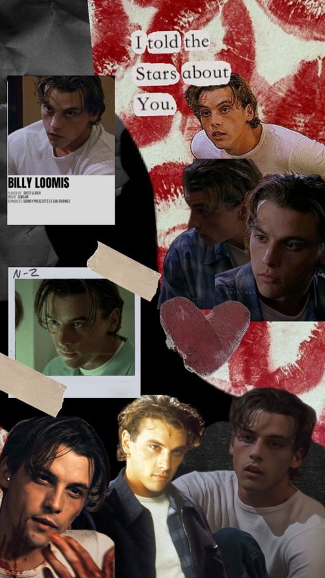 Ghostface Wallpaper Aesthetic, Billy Loomis Hot, Scarie Movie, Carrie Movie, Scream 1, Billy Loomis, Skeet Ulrich, Ghostface Scream, Scream 6