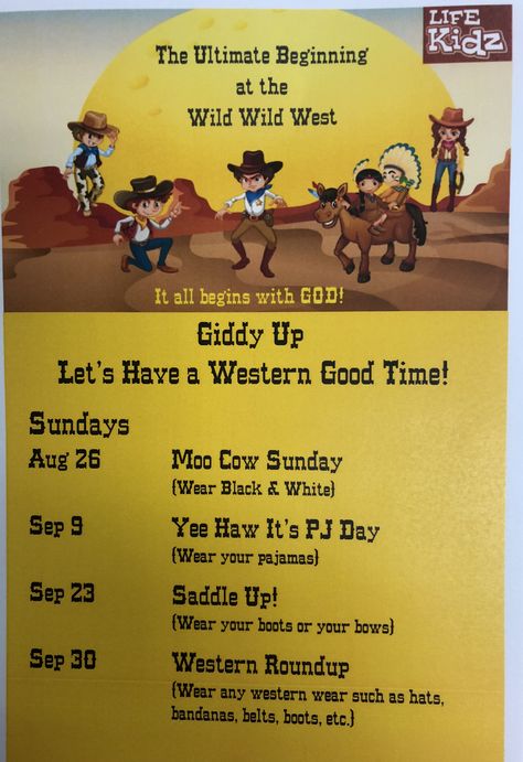 Wild Wild West Wild West Spirit Week, Wild West Activities, House Themes, Pj Day, Camp Activities, Wild Wild West, Spirit Week, Camping Activities, Wild West