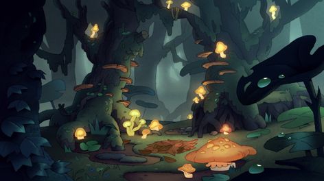 Amphibia Wallpaper, Google Backgrounds, Bg Design, Desktop Wallpaper Art, Background Drawing, Cartoon Background, Wow Art, Animation Background, Environment Concept Art