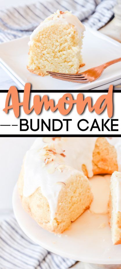 I'm in Love with this Almond Bundt Cake. It's so simple and such an easy cake to make--and it turns out soft and fluffy every time. So good. #cake #almondbundtcake #bundtcake #almondcake Bunt Cake Recipe, Easy Bundt Cake Recipes, Easy Cakes To Make, Easy Bundt Cake, Almond Cake Recipe, Almond Cake, Bundt Cakes Recipes, Sauce Tomate, Almond Cakes