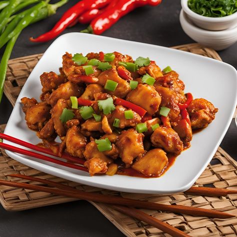 Chang's Spicy Chicken Recipe Changs Spicy Chicken, Chicken Nutrition Facts, Spicy Asian Chicken, Meringue Pie Recipes, Spicy Chicken Recipes, Spicy Dishes, Sweet Chilli Sauce, Bread Appetizers, Rice Ingredients