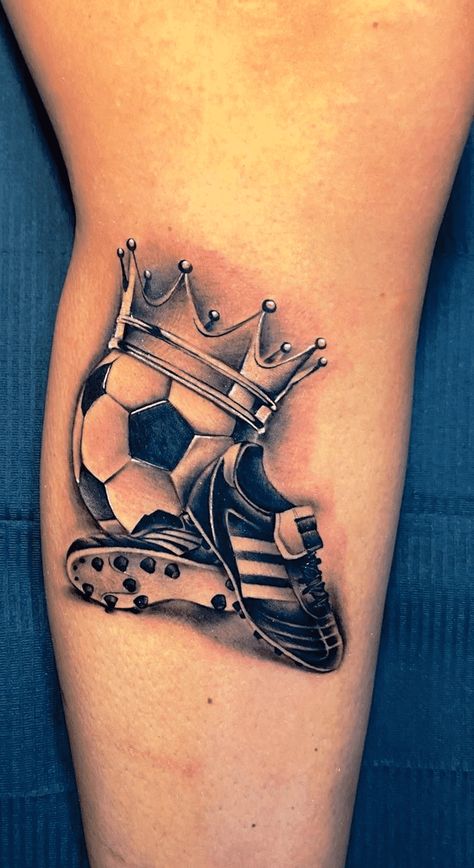 Tattoo Football Ideas, Tattoo Football Soccer, Soccer Ball Tattoo Design, Ball Tattoo Football, Soccer Tattoos Ideas, Football Tattoo Design, Soccer Tattoos Ideas Women, Tattoo Football, Soccer Tattoos For Men