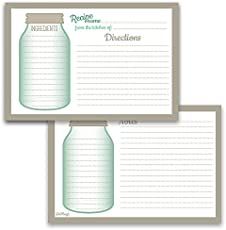 Digital Recipe Cards, Planning Printables Free, Recipe Template Printable, Mason Jar Recipe, Wedding Planning Printables, Recipe Cards Printable Free, Printable Recipes, Printable Stationary, Wedding Planner Binder