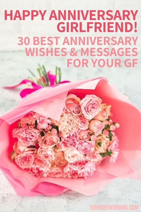 Happy Anniversary Girlfriend! 30 Romantic Anniversary Messages For Your GF Anniversary Messages For Girlfriend, Happy One Year Anniversary Girlfriend, Happy Anniversary To My Girlfriend, Message For My Girlfriend, Words For Girlfriend, Best Anniversary Wishes, Happy Anniversary Messages, Quotes For Your Girlfriend, Anniversary Wishes Message