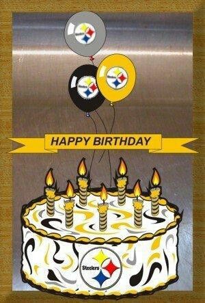 Pittsburgh Steelers~happy birthday. Steelers Happy Birthday, Steelers Birthday, Happy Thanksgiving Memes, Steelers Gifts, Pittsburgh Steelers Logo, Pittsburg Steelers, Pittsburgh Steelers Football, Happy Birthday Meme, Football Birthday