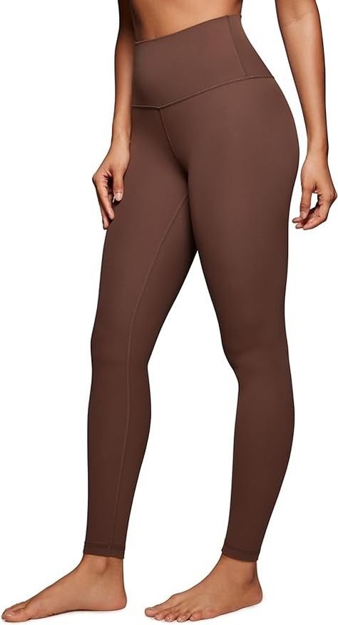 Amazon.com: CRZ YOGA Butterluxe High Waisted Lounge Legging 28'' - Workout Leggings for Women Buttery Soft Yoga Pants Coffee Brown Small : Clothing, Shoes & Jewelry Brown Lululemon Leggings, Soft Yoga, Crz Yoga, Brown Leggings, Leggings For Women, Workout Leggings, Yoga Pants, Shoes Jewelry, Lounge