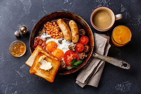 Brunch Egg Casserole, Hp Sauce, Breakfast Photography, Full English Breakfast, Breakfast Places, Big Breakfast, English Breakfast, Best Breakfast Recipes, British Food