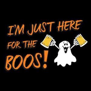 I'm just here for the boos Halloween College Party, Beer Jokes, Drinking Memes, Beer Memes, Halloween Beer, Halloween Drink, Beer Collection, College Party, Here For The Boos