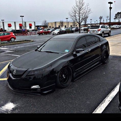 2011 Acura Tl, Black Honda, Civic Car, Acura Cars, Slammed Cars, Bugatti Cars, Acura Tsx, Street Racing Cars, Import Cars