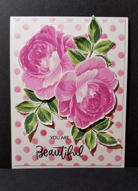 chrisweber♡cards: Altenew Build A Flower Rose Altenew Build A Flower Rose, March Scrapbook, Cards With Roses, Layering Stamps, Build A Flower, Cartoon Rose, Studio Cards, Altenew Cards, Cards Flowers