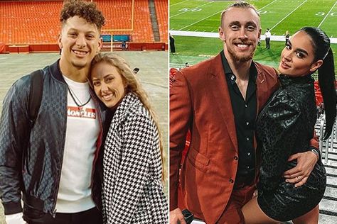 NFL Players Who Love Showing Off Their Lovely Wives And Girlfriends Nfl Couples, Nfl Wife, Nfl Wives, Players Wives, Footballers Wives, College Guys, Patrick Mahomes, Sorority Girl, Brothers And Sisters