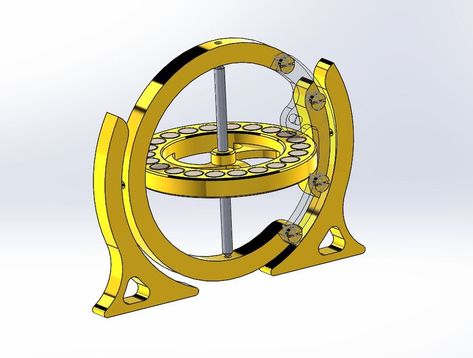 Self Spinning Gyroscope: 12 Steps (with Pictures) Electromagnetic Generator, Metal Lathe Projects, Be Interesting, Diy Science, Anti Gravity, Battery Holder, Energy Projects, 12 Steps, Metal Projects