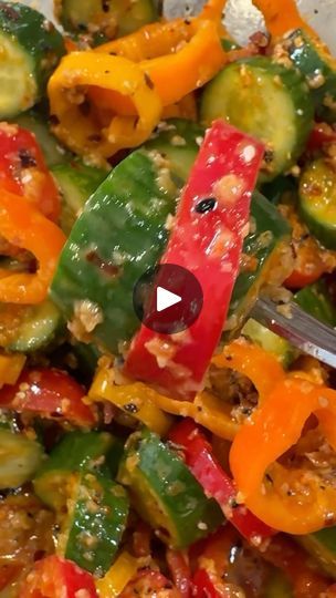 116K views · 12K reactions | This cucumber and mini bell pepper salad still hits! It’s one of my go to sides and snacks on this weight loss journey I am on! Like and follow for more easy recipes. 
.
.
.
#cucumbers #cucumbersalad #healthysnacks #healthysnackideas #tiktokmademedoit | Carlena Davis | Southern Food Content Creator | spilling_the_sweet_tea · Original audio Cucumber And Bell Pepper Salad, Bell Pepper Salad Recipes, Mini Cucumber Recipes Snacks, Cucumber Bell Pepper Salad, Mini Bell Pepper Recipes, Mini Pepper Recipes, Mini Cucumber Recipes, Cucumber And Pepper Salad, Mini Peppers Recipes