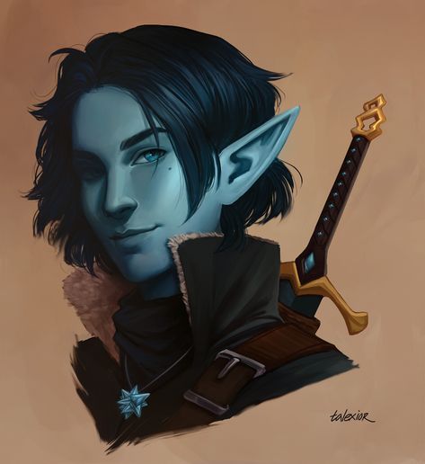 ArtStation - Erden Vonne, Tiago Alexandre Winter Eladrin, Fantasy Portraits, Dungeons And Dragons Characters, Dnd Art, Fantasy Rpg, Fantasy Inspiration, Medieval Fantasy, Dnd Characters, Character Portraits