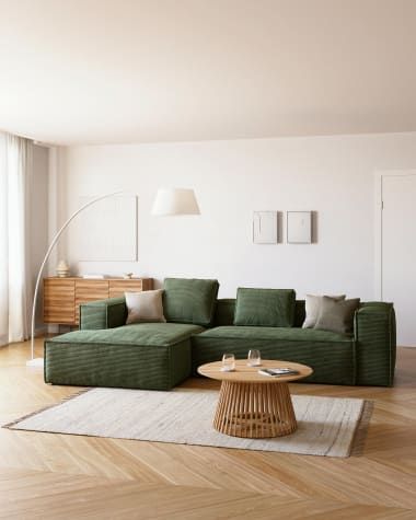 Sofa Arrangement, Minimalist Living Room Decor, Green Couch, Corner Sofa Set, Beautiful Sofas, Home Design Living Room, Kave Home, Living Room Inspo, Couches Living Room