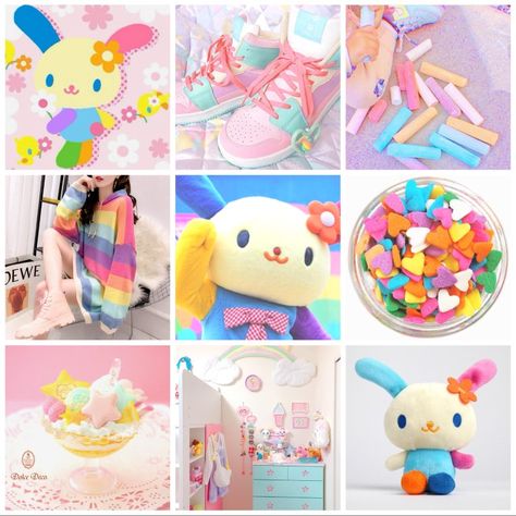 Sanrio, cute, colorful, aesthetic, mood board Sanrio Moodboard, Kidcore Moodboard, Dog Moodboard, Sanrio Dog, Y2k Moodboard, Giffany Gravity Falls, F2u Moodboards, Neon Y2k, Mood Board Aesthetic