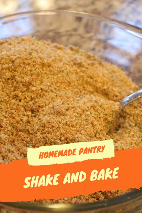 Shake And Bake Recipe, Shake And Bake Pork, Homemade Shake And Bake, Shake N Bake Chicken, Homemade Dry Mixes, Shake And Bake, Air Fryer Pork, Air Fryer Pork Chops, Homemade Spice Mix