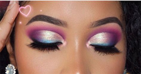 Anastasia Beverly Hills by @annybeeutee using ABH Amrezy Palette, #anastasiabeverlyhills, #ABHxAmrezy, Pink, Baby Blue and Lavender Eyeshadow Amrezy Palette Looks, Pink Makeup Brown Eyes, Blue Pink Makeup, Lavender Eyeshadow, Amrezy Makeup, Amrezy Palette, Makeup Brown Eyes, Fashion Show Makeup, Eyebrow Shapes