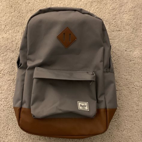 This Backpack Is In Perfect Condition And Has Never Been Used! I’m Wanting 75$ But If You Have A Better Off Feel Free To Message Me. Herschel Backpack, Heritage Backpack, Herschel Supply Co, Herschel Supply, Herschel Heritage Backpack, Herschel, Grey Color, Backpack Bags, Bag Lady