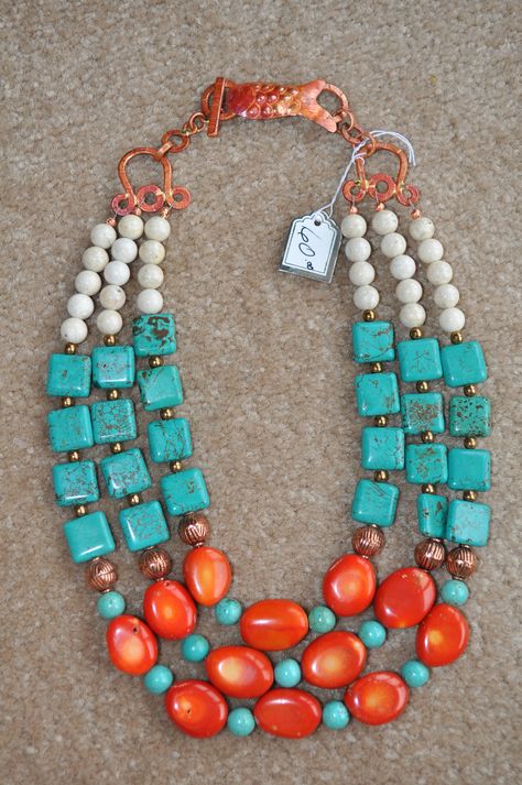 Turquoise coral jewelry