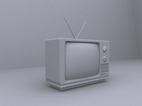 Old TV Modeled in Maya, Rendered with mental ray. Box Tv, Old Tv, Art Drawings Sketches, Drawing Sketches, 3 D, Art Drawings, Character Design, Art Design, Models