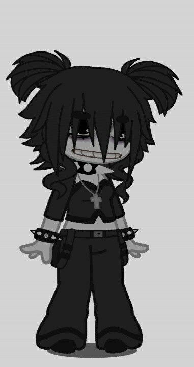 #gacha#gachaemooc#emo#alt#goth Emo Gacha Life Outfit, Goth Outfits Gacha Club, Gacha Life Outfits Emo, Emo Gacha Club Outfits, Goth Gacha, Gacha Online Outfits, Gacha Club Outfit Ideas Girl, Gacha Styles, Gacha Stickers