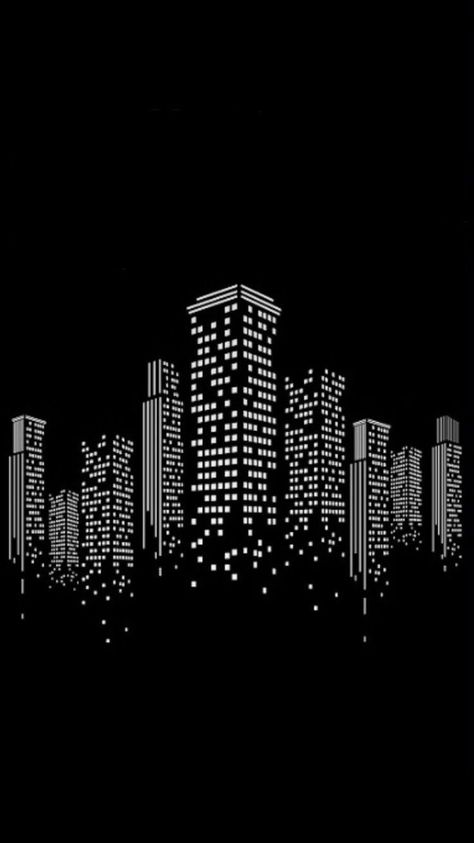 Aesthetic Black And White, Black Paper Drawing, Textile Prints Design, City Drawing, Whatsapp Wallpaper, Aesthetic White, Galaxy Phone Wallpaper, Dot Art Painting, Aesthetic Black