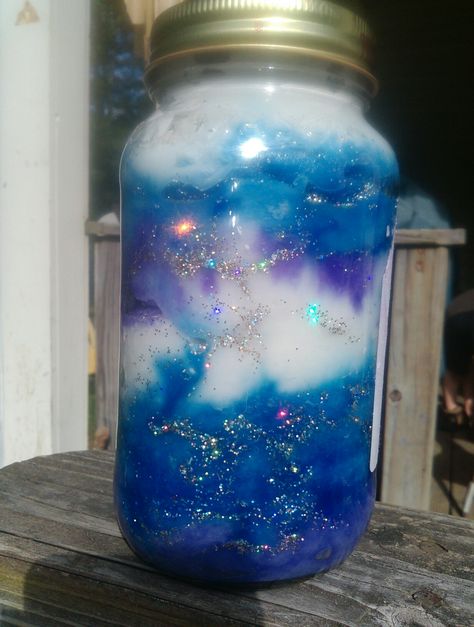 Galaxy Jars, Galaxy In A Jar, Galaxy Room, Slumber Party Invitations, Galaxy Jar, Library Ideas, Slumber Party, In A Jar, Slumber Parties