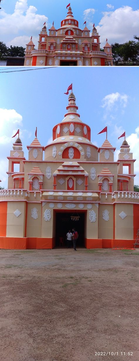 Durga Pandal Design, Puja Pandal Design, Pandal Durga Puja, Durga Pandal Decoration Ideas, Ganesh Pandal Decoration Ideas, Pandal Decoration Ideas, Durga Puja Pandal Decoration, Puja Pandal Decoration, Ganpati Pandal