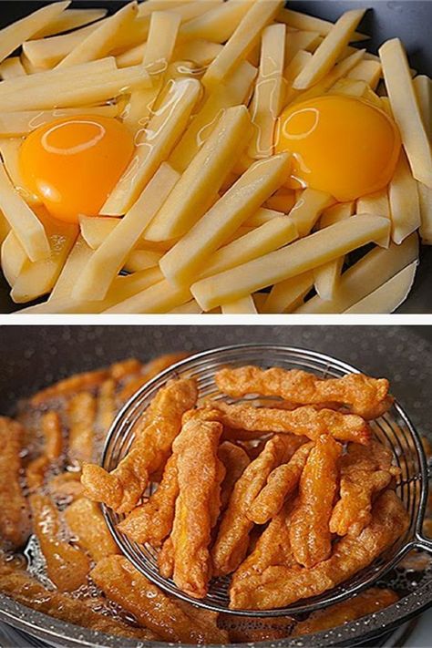 Homemade Breaded French Fries, Batter Dipped Fries, Extra Crispy French Fries, Homemade Battered French Fries, Battered French Fries Recipe, How To Make French Fries, Battered Fries Recipe, Battered French Fries, French Fries Recipe Homemade