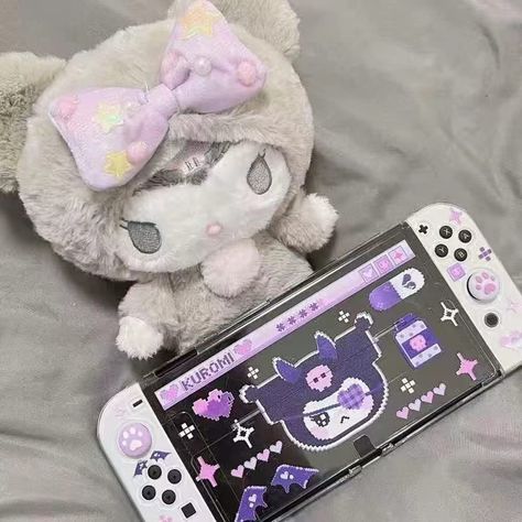 Kuromi Nintendo Switch, Vision Boards, Gamer Girl, For Real, So Happy, House Decor, Aesthetic Pictures, Nintendo Switch, Xbox