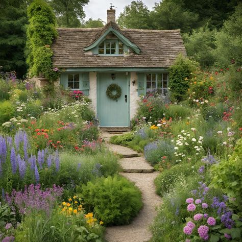 Creating a Garden with a Cottagecore Aesthetic - A Cottage in the City Cottagecore Garden Ideas, Cottagecore Places, Cottage Style Backyard, Cottage Core Backyard, Cottagecore Yard, Cottagecore Flower Garden, Cottagecore Garden Aesthetic, Cottage Core Garden, Creating A Garden