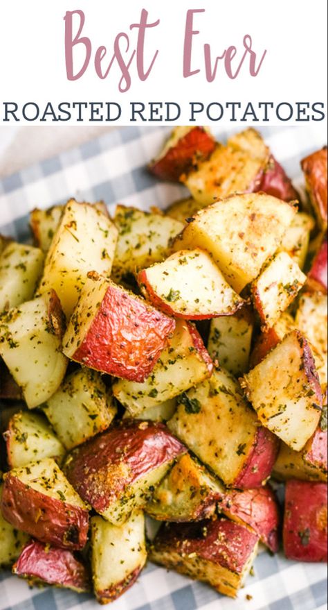 Buttery Red Potato Recipes, Roasted Red Potatoes Oven, Red Potatoes Roasted, Red Skin Potatoes Recipe, Rv Oven, Red Potatoes Recipe, Oven Potatoes, Baked Red Potatoes, Tartiflette Recipe