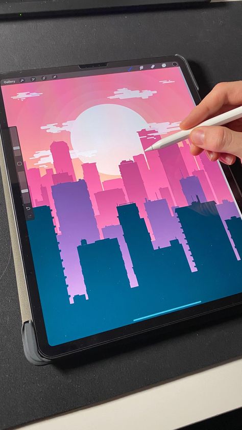 designical.art on Instagram: How To Draw City Illustration in 30 Seconds 😍🌇 . I absolutely love how this one turned out 😍 The colors and everything are just so… Designical Art, Shiloh Dynasty, Building Illustration, City Illustration, You Love Me, City Buildings, Environmental Art, 30 Seconds, Art Drawings Sketches