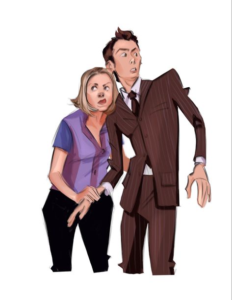 Doctor X Rose, Doctor Who Rose Fanart, Rose Tyler And The Doctor Fanart, Doctor Who Rose And Ten, Dr Who Rose Tyler, Doctor Who 10th Doctor Fanart, Rose Fanart, Weird Squirrel, Martha Jones