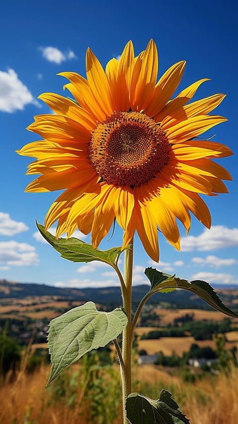 Sunshine Nature, Sunflower Iphone Wallpaper, Growing Sunflowers, Sunflower Photography, Sunflowers And Daisies, Wallpaper Ios, Flowers Fashion, Sunflower Wallpaper, Sunflower Art