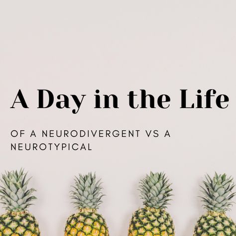 A Day in the Life of a Neurodivergent vs a Neurotypical — Authentically Emily Executive Functioning Skills, We All Make Mistakes, Product Management, Mental Focus, Job Portal, A Start, Make Mistakes, Group Of People, Human Mind