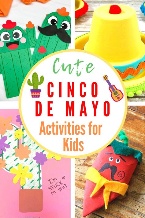 cinco de mayo activities for kids Mexico For Kids, Spring Activities For Preschoolers, Preschool Spring Crafts, Before And After School, Teacher Poster, Spring Preschool Activities, Preschool Spring, Tracing Sheets, Spring Preschool