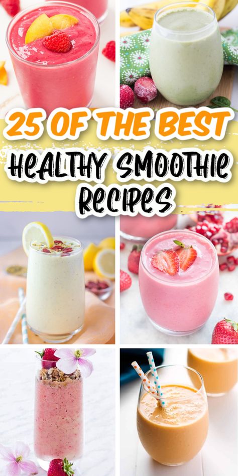 Healthy Smoothie Prep For The Week, Healthy Yogurt Smoothies, Fruit Blender Recipes, Smoothie Recipes Healthy No Banana, Smoothie Recipes Greek Yogurt, Fruit Smoothie Recipes With Yogurt, Smoothie Greek Yogurt, Fruit And Veggie Smoothies, Yogurt Smoothie Recipes