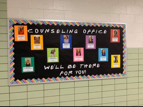 Meet Your Counselor Bulletin Board, Meet The Counselor Bulletin Board, Counseling Bulletin Boards Middle School, High School Counselor Bulletin Board, Guidance Counselor Bulletin Boards, High School Counseling Bulletin Boards, Guidance Bulletin Boards, Counselor Classroom, School Counselor Classroom