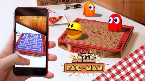 Pac Man Maze, Gaming Icon, Elma Chips, Pacman Arcade, Ar Game, Advertising Awards, Classic Pizza, Gaming Setups, Pizza Boxes